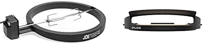  Kamado Joe BJ-TISSERIENA JoeTisserie Rotisserie Grill Accessory For Big Joe Grills & Kamado Joe BJ-DJ DoJoe Pizza Oven Grill Accessory For Big Joe, Black