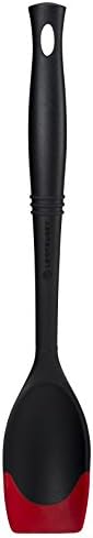 Le Creuset Revolution Bi-Material Slotted Spoon, 13.5" X 2.5", Cerise