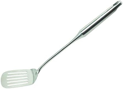  Stainless Steel Big Cooking Spoon, Kitchen Spoon Good For Cooking, Basting, Serving, Dishwasher Safe Metal Utensil, Durable, Solid Construction; 15" Long