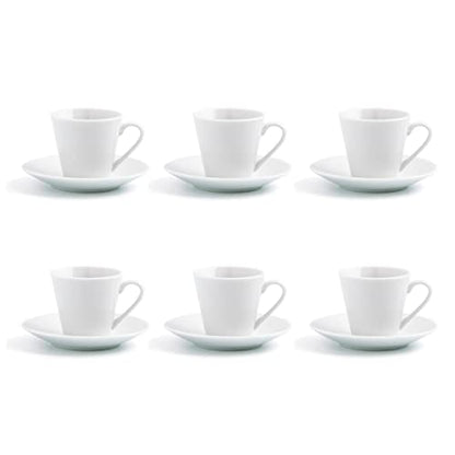  Tt Shop ARC7740001 Set Of 6 Coffee Cups 9CL By RENOVA BL QD, Stainless Steel