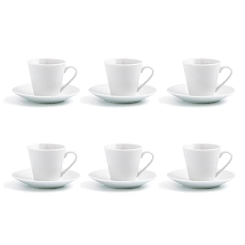  Tt Shop ARC7740001 Set Of 6 Coffee Cups 9CL By RENOVA BL QD, Stainless Steel