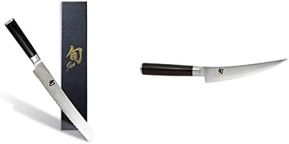  Cutlery Classic Bread Knife 9”, Long Serrations Glide Through Bread, Ideal For Cakes And Pastries, Authentic, Handcrafted, Japanese Serrated Kitchen Knife