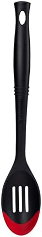 Le Creuset Revolution Bi-Material Slotted Spoon, 13.5" X 2.5", Cerise