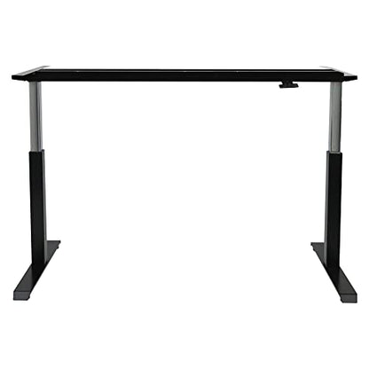  Alera ALEHTPN1B AdaptivErgo 26.18 In. 39.57 In. Pneumatic Height-Adjustable Table Base - Black