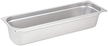  Winco 2 1/2-Inch Anti-Jamming Steam Pan, Half, 24-Gauge