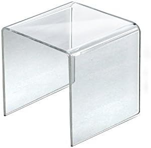  515328 2.5" Square Acrylic Riser (4 Pack)