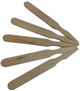  KingSeal 3.5 Inch Natural Birch Wood Steak Markers, Heat Stamped, MED Well, Eco-Friendly, Bulk Pack - 500 Count Per Box
