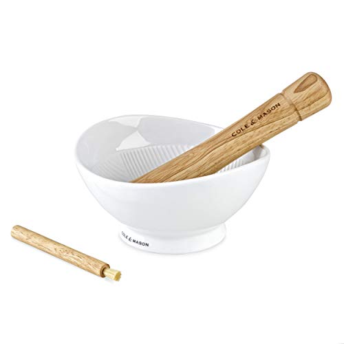 Cole & Mason H111929 Suribachi Japanese Pestle And Mortar Diameter 14 Cm Ceramic