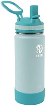  Actives Kids Insulated Stainless Steel Water Bottle With Straw Lid, 16 Ounce, Lilac/Ultra Violet