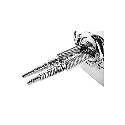  7500 With Soft Fruit Housing Filter, 3HP Grinding Force, 82RPM Cold Press Slow Juicer, SUS-304 Food Grade Steel, 10 Year , AG-7500, Silver, 19 1/2In L X 7 3/4In W H (Assembled)