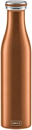 Lurch Urch Germany Thermal Bottle For Hot And Cold Drinks Made Of Double-Walled Stainless Steel (Pearl Blue, 25, Oz. | 0.75l)