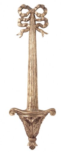  Bow Top Plate Holder With Gold Leaf