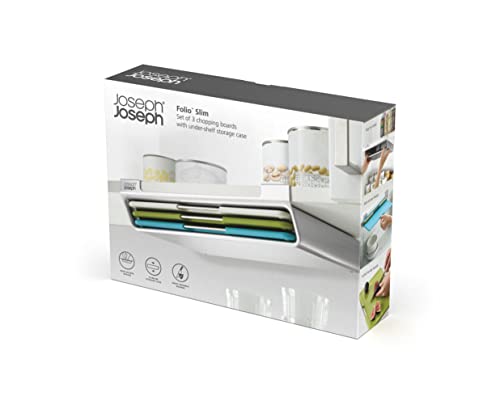 Joseph Joseph Folio™ Slim 3-piece Under-shelf Chopping Board Set