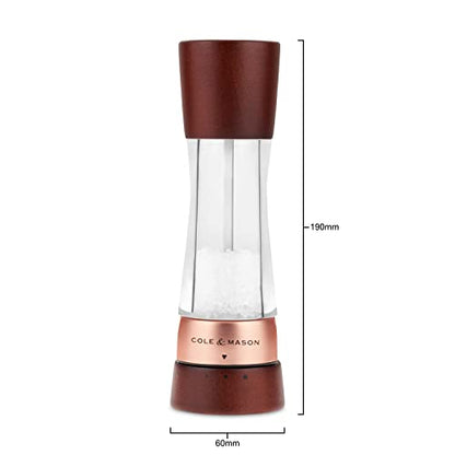 Cole & Mason Derwent Salt Mill Chestnut Rose Gold