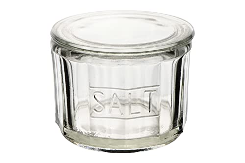  DA3024 Salt Glass, 4.5"L X 4.5"W X 3.5"H, Clear