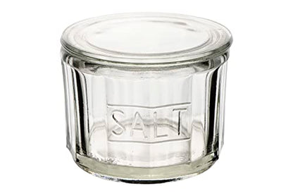  DA3024 Salt Glass, 4.5"L X 4.5"W X 3.5"H, Clear