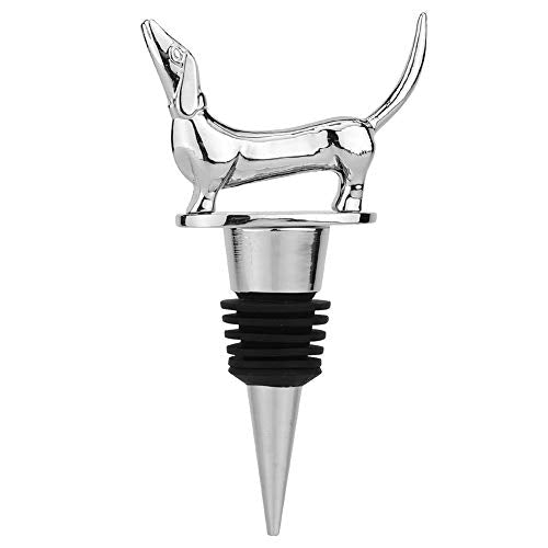  Dachshund Dog Shape Wine Bottle Stopper Champagne Cava Prosecco Sparkling Beverage Funny Gifts