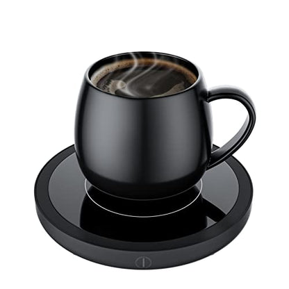  Coffee Mug Warmer Smart Cup Warmer With 3 Temperature Settings Electric Beverage Warmer Plate Auto Shut Off, Coffee, Tea And Milk Warmer For Office Home Desk Use (Cup Not Included)