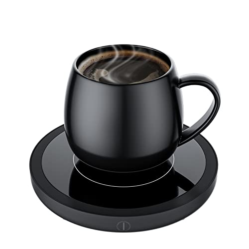  Coffee Mug Warmer Smart Cup Warmer With 3 Temperature Settings Electric Beverage Warmer Plate Auto Shut Off, Coffee, Tea And Milk Warmer For Office Home Desk Use (Cup Not Included)