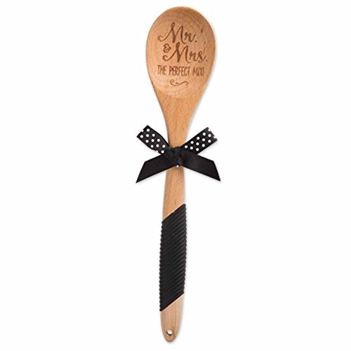  Wooden Spoon With Sentiment, Mr. And Mrs. The Perfect Mix