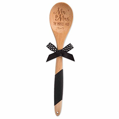  Wooden Spoon With Sentiment, Mr. And Mrs. The Perfect Mix