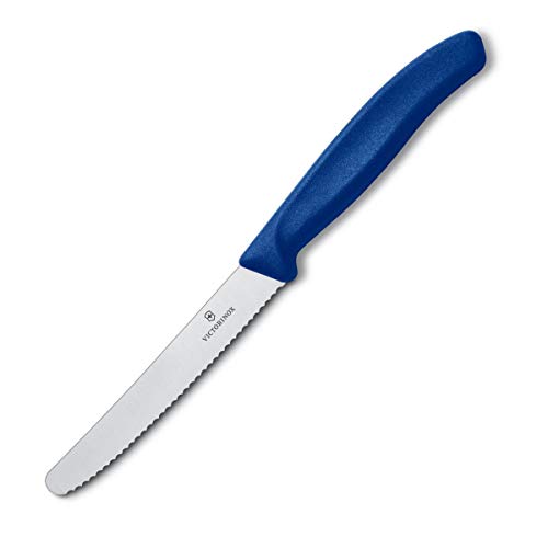 Victorinox Swiss Classic Tomato And Table Set, 6 Pieces Paring Knife, Set Of 6, Blue