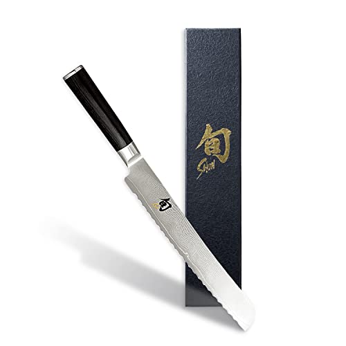  Cutlery Classic Bread Knife 9”, Long Serrations Glide Through Bread, Ideal For Cakes And Pastries, Authentic, Handcrafted, Japanese Serrated Kitchen Knife