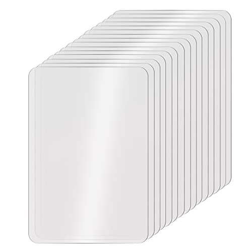 15 Pack Plastic Cutting Board Mats, Frosted Clear Flexible Kitchen Cutting Board, Plastic Placemats Table Mats, 17 X 11 Inches