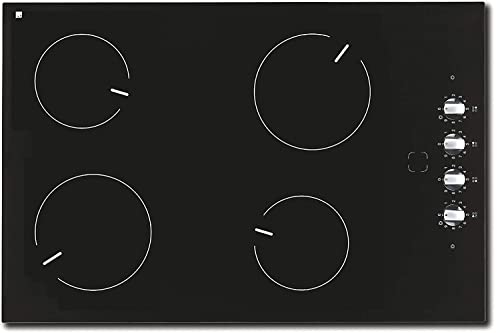  Wood 4 Burner 30" Electric Cooktop, EC4-60