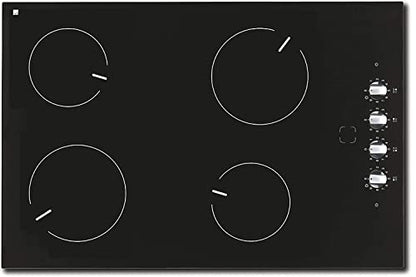  Wood 4 Burner 30" Electric Cooktop, EC4-60