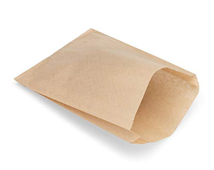  Raft Paper Sandwich Style Bags (200) 6"x 1"x 8" Dry Wax Grease Resistant Bags. Perfect For Sandwiches, Cookies, Pastries, Take Out, And Gifts. Made In USA.