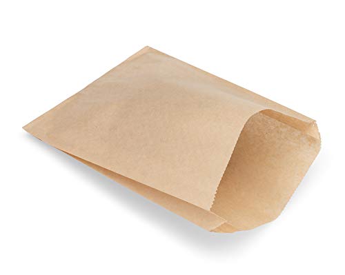 Raft Paper Sandwich Style Bags (200) 6"x 1"x 8" Dry Wax Grease Resistant Bags. Perfect For Sandwiches, Cookies, Pastries, Take Out, And Gifts. Made In USA.