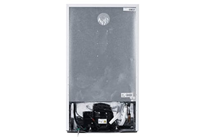  DCR033B1WM 3.3 Cu.Ft. Compact Refrigerator, Mini Fridge With Chiller For Bar, Living Room, Den, Basement, Kitchen, Or Dorm, White