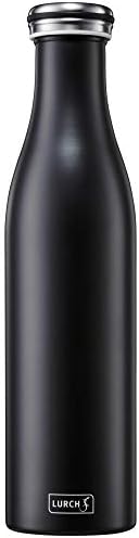 Lurch Urch Germany Thermal Bottle For Hot And Cold Drinks Made Of Double-Walled Stainless Steel (Pearl Blue, 25, Oz. | 0.75l)