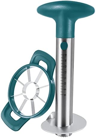  Pineapple Corer And Slicer Tool, Durable Pineapple Core Remover With Upgraded Cutter & Reinforced Thicker Blade, Stainless Steel Kitchen Fruit Gadget For Diced Pineapple Rings, Black Handle