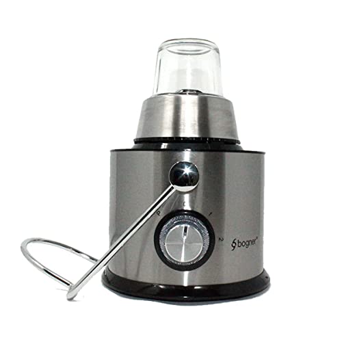 Bogner - 3 In 1 Multifunctional Juice Extractor, Blender And Seed Grind. Juicer Machine For Vegetables And Fruits. Easy Clean, BPA Free, 800W Motor