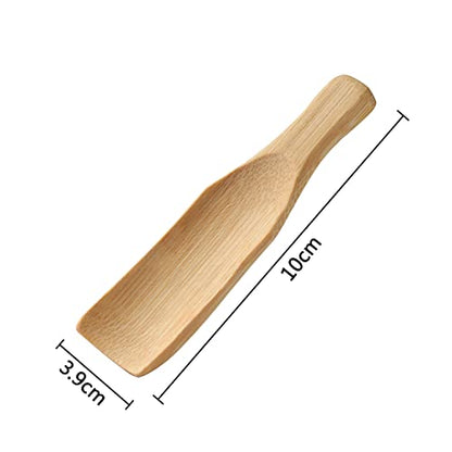  Mini Wooden Spoons Feed Spoons Scoop Sugar Salt Tea Leaf Milk Powder Scale Teaspoons Measuring Scoop Seasoning Spoons (S-12)
