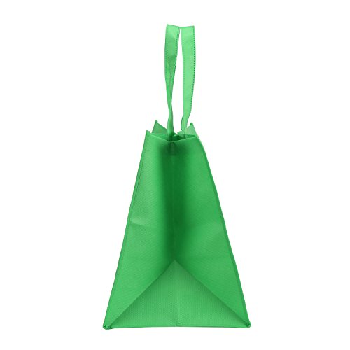  Tosnail 12 Pack Large Foldable Reusable Grocery Tote Bags Shopping Bags - Black, Blue, Green