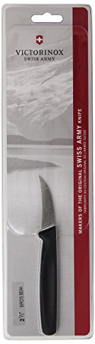Victorinox Cutlery 2-1/2-Inch Bird's Beak Paring Knife, Black Polypropylene Handle