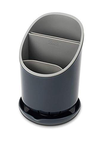 Joseph Joseph Dock Cutlery Drainer And Organizer, Dark Grey/Grey