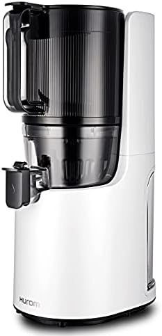  H-200 Easy Clean Electronic Juicer Machine (Silver) - Self Feeding Slow Juicer W Big Mouth Hopper To Fit Whole Fruits & Vegetables - Healthy Living - Rinse Clean No Scrub BPA Free Easy Assembly