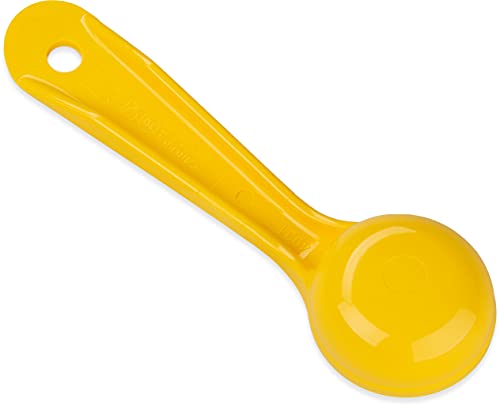  Measure Miser Solid Measuring Spoon With Short Handle, 1 Ounce, Yellow