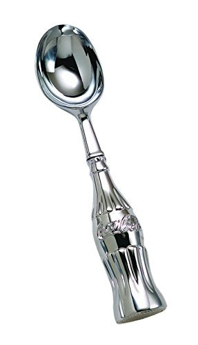  Craft Coca-Cola CC308 Ice Cream Scoop With Contour Bottle Handle And Chrome Plated Metal, Red