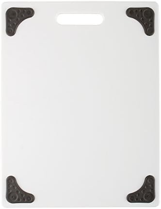  Grippboard Cutting Board With Non-Slip Feet, 11 By 14.5 Inches, Dark Granite Pattern And Black