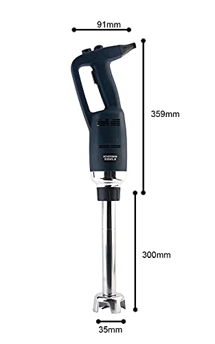  Commercial Immersion Hand Blender 12 Inch Heavy Duty Variable Speed Handheld Blenders With Detachable Shaft Industrial 500W Power For Kitchen Home Use