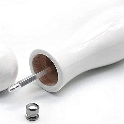 GENERIC Ceramic Tune 6 Inch Pepper Grinder Pepper Sea Salt Manual Grinder High-value Seasoning Bottle Barbecue Tool