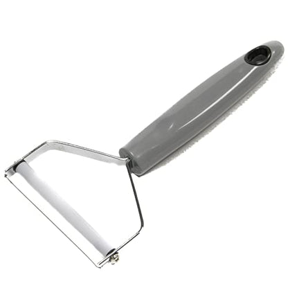  Select Plastic Handle Cheese Slicer, 7 Inches In Length 3.5 Inch Stainless Steel Wire, Gray