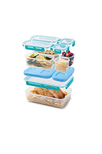 Rubbermaid LunchBlox Leak-Proof Entree Lunch Container Kit, Large, Blue