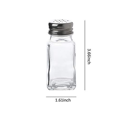  | Stainless Steel Salt And Pepper Shakers Set | 6-Piece Pack | Best For Home Kitchen, Restaurants And Catering