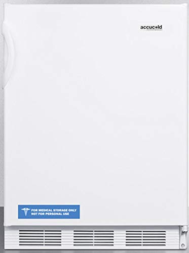  L750WBI Built-in Undercounter ADA Compliant 24" Wide 5.5 Cu.Ft. Refrigerator For General Purpose Use With Flat Door Liner, Auto Defrost Operation And White Exterior